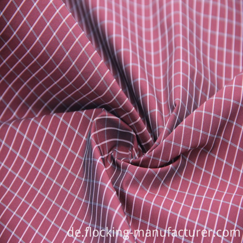 Polyester Yarn-Dyed Fabric for Men's Cloth